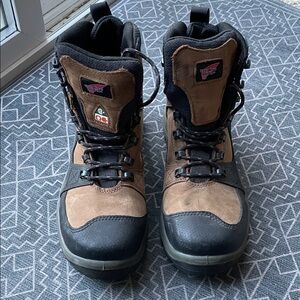Red Wing Shoes Men's Brown and Black Boots